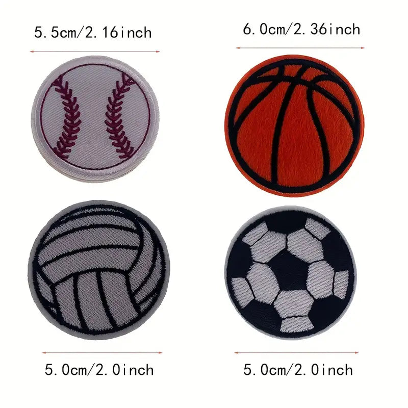 Baseball Iron On Embroidery Patch