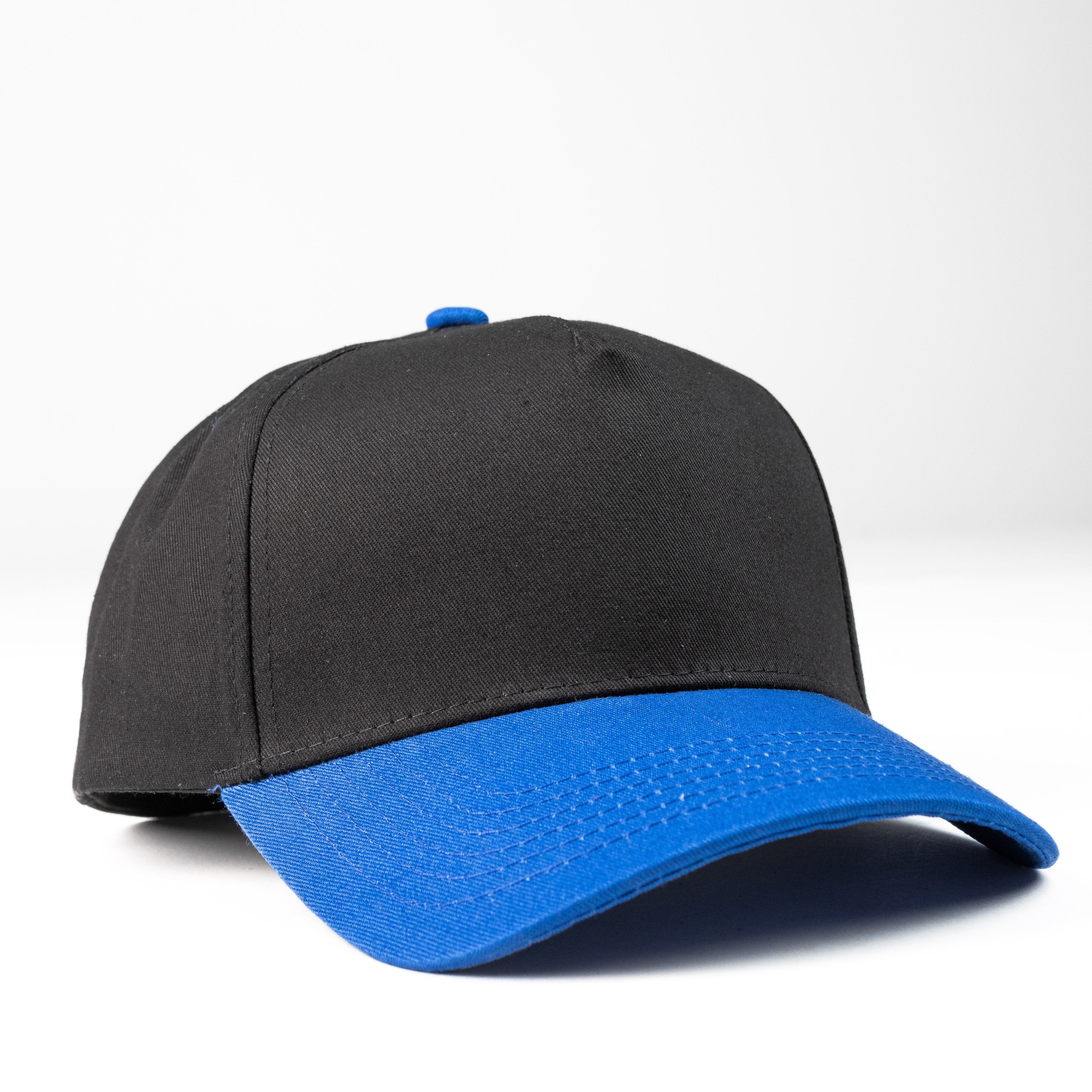 K Frame 5 Panel Baseball Hat black