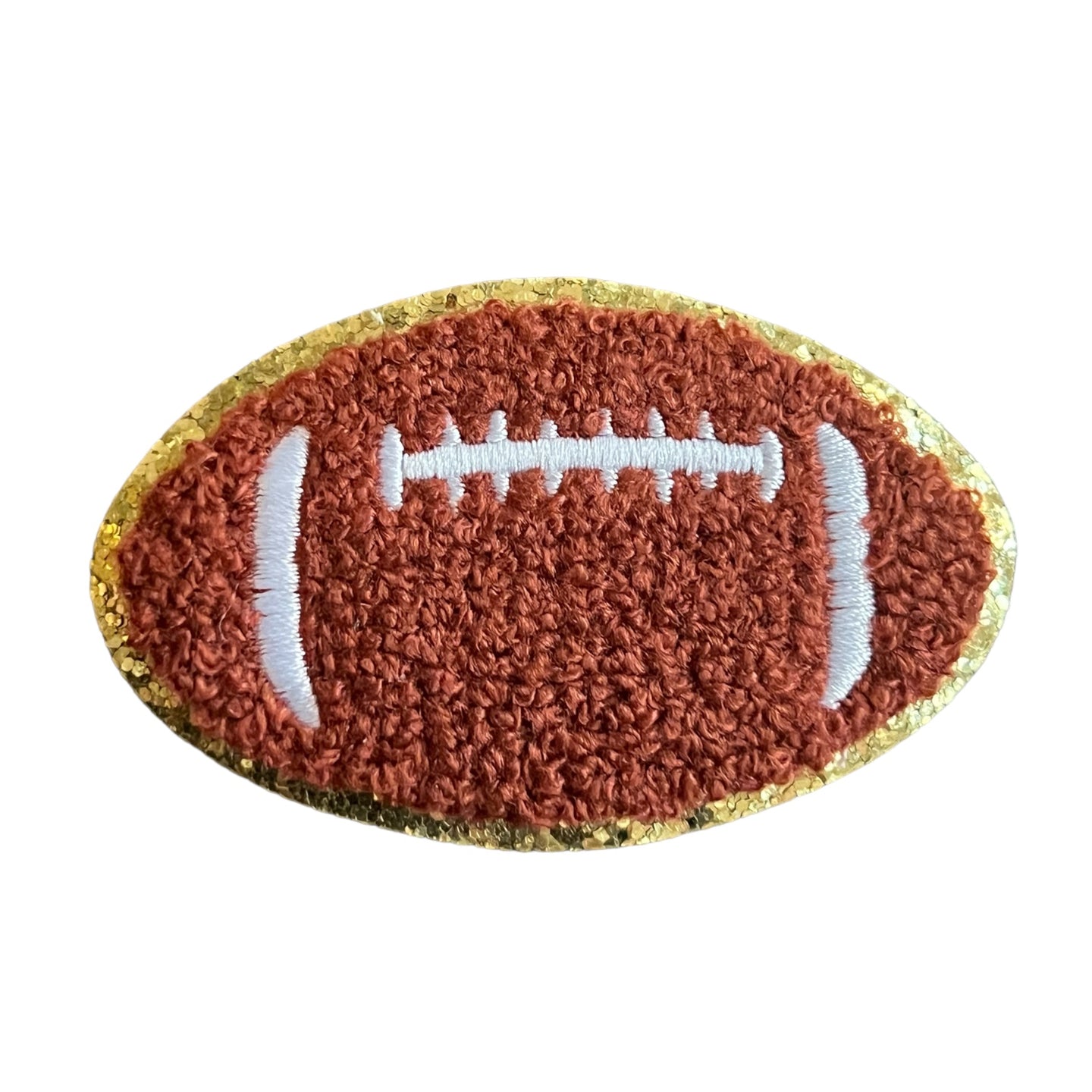 Football Iron On Embroidery Patch