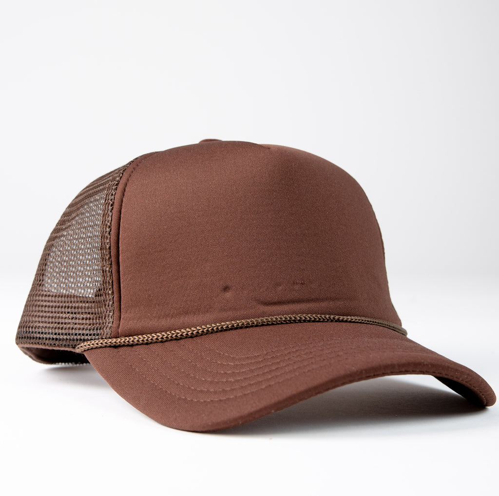 Brown Trucker Caps: Sale at £4.79+